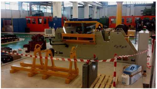 Railway Brake Disk Dismentling Bench
